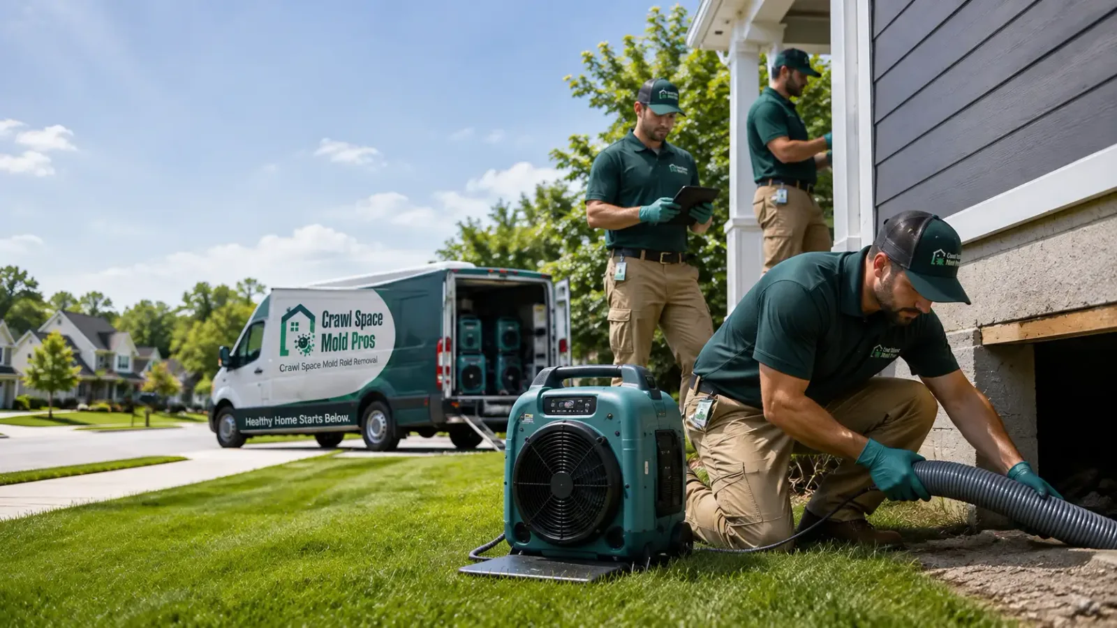 Crawl Space Mold Removal in White Earth, MN